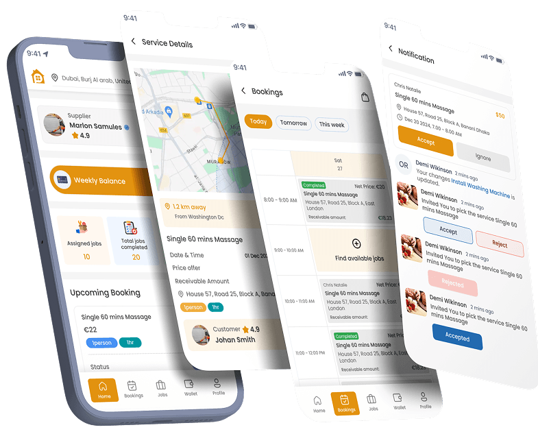 Quad Phone Mockups